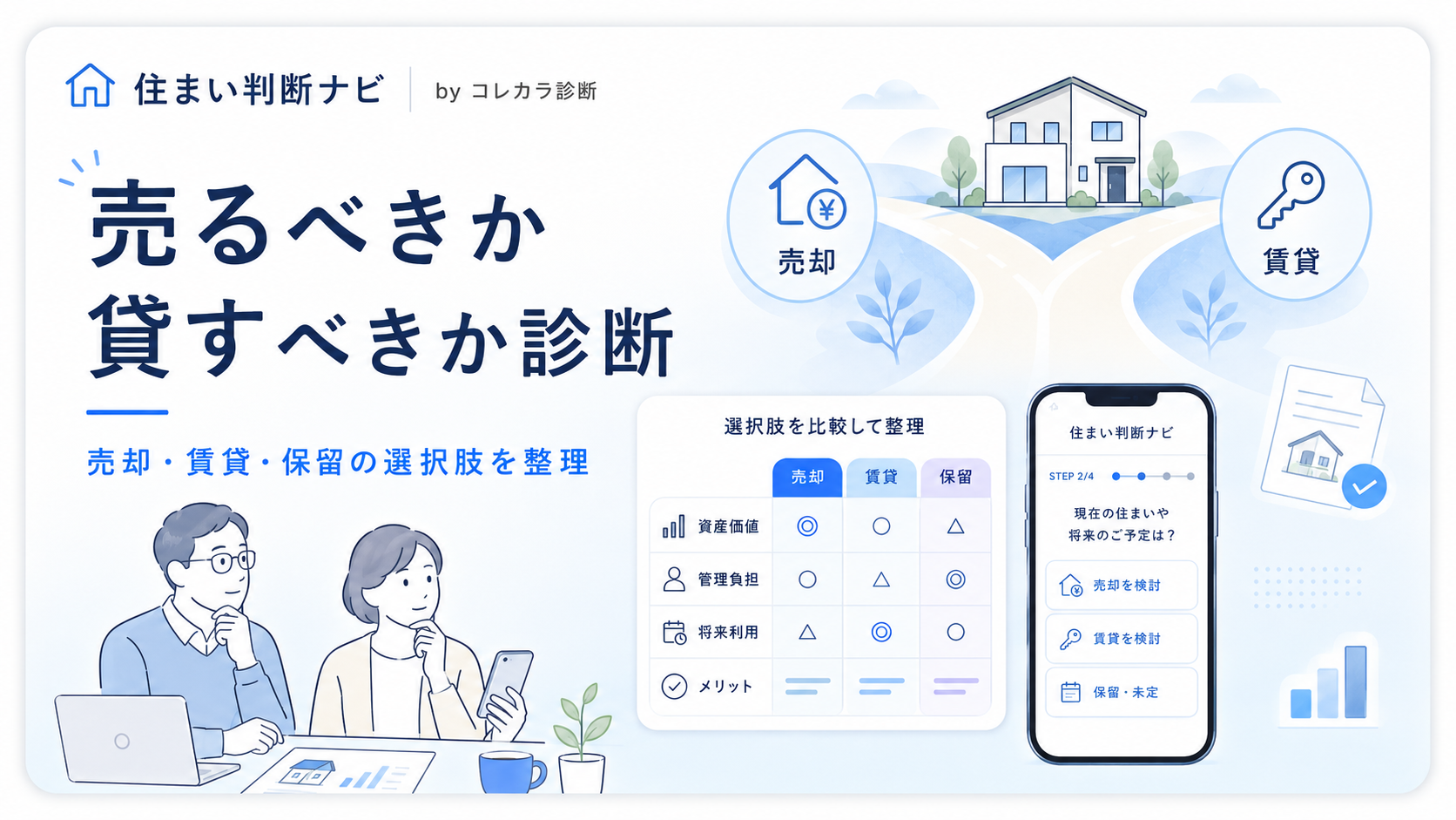 売るべきか貸すべきか診断